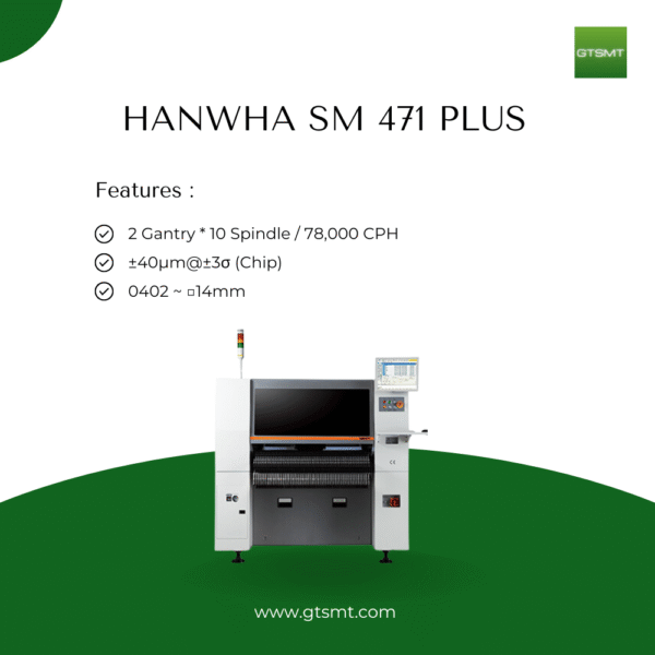 Hanwha SM471 Plus Pick and Place Machine - Image 2