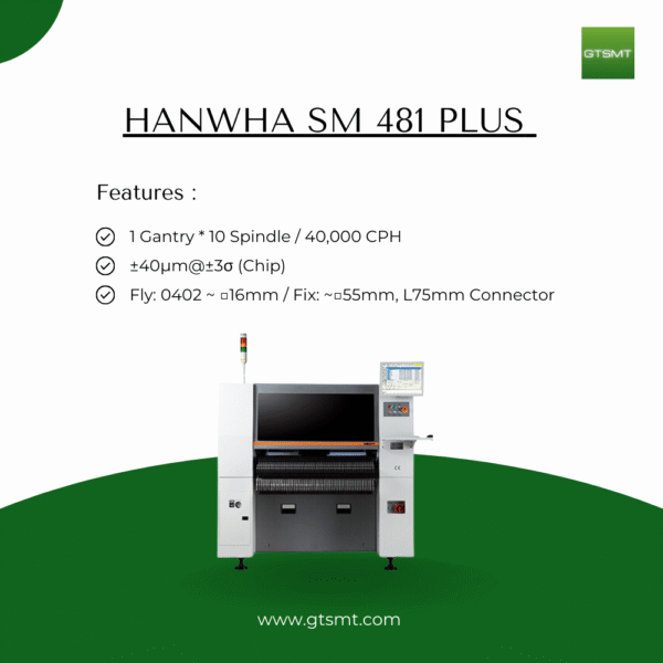 Hanwha SM481 Plus Pick and Place Machine - Image 2