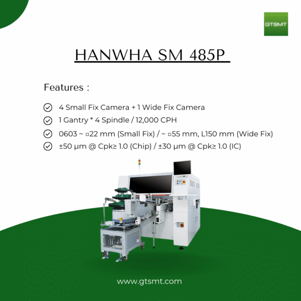 Hanwha SM485P Pick and place machine - Image 2